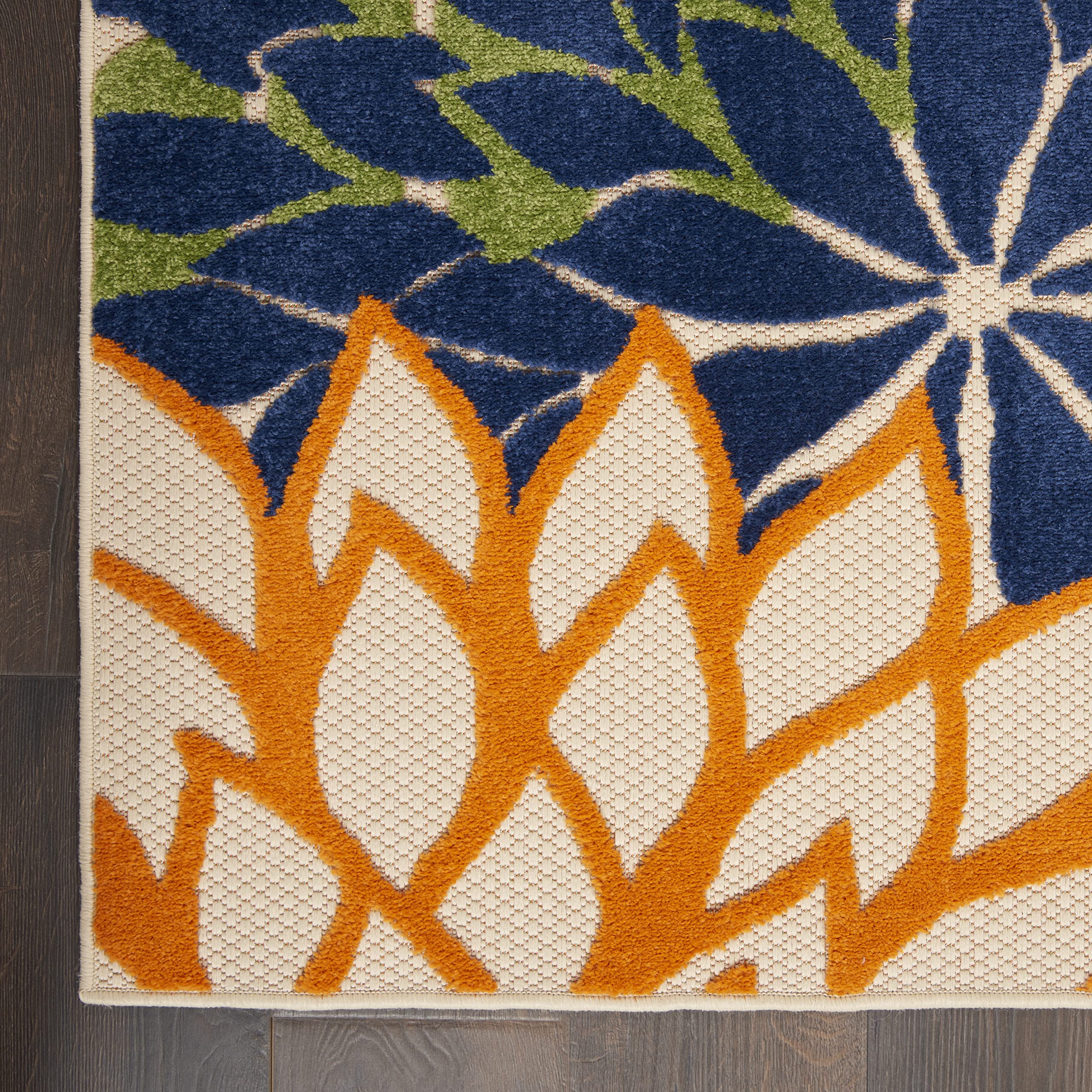 Nourison Aloha rug in a living room setting