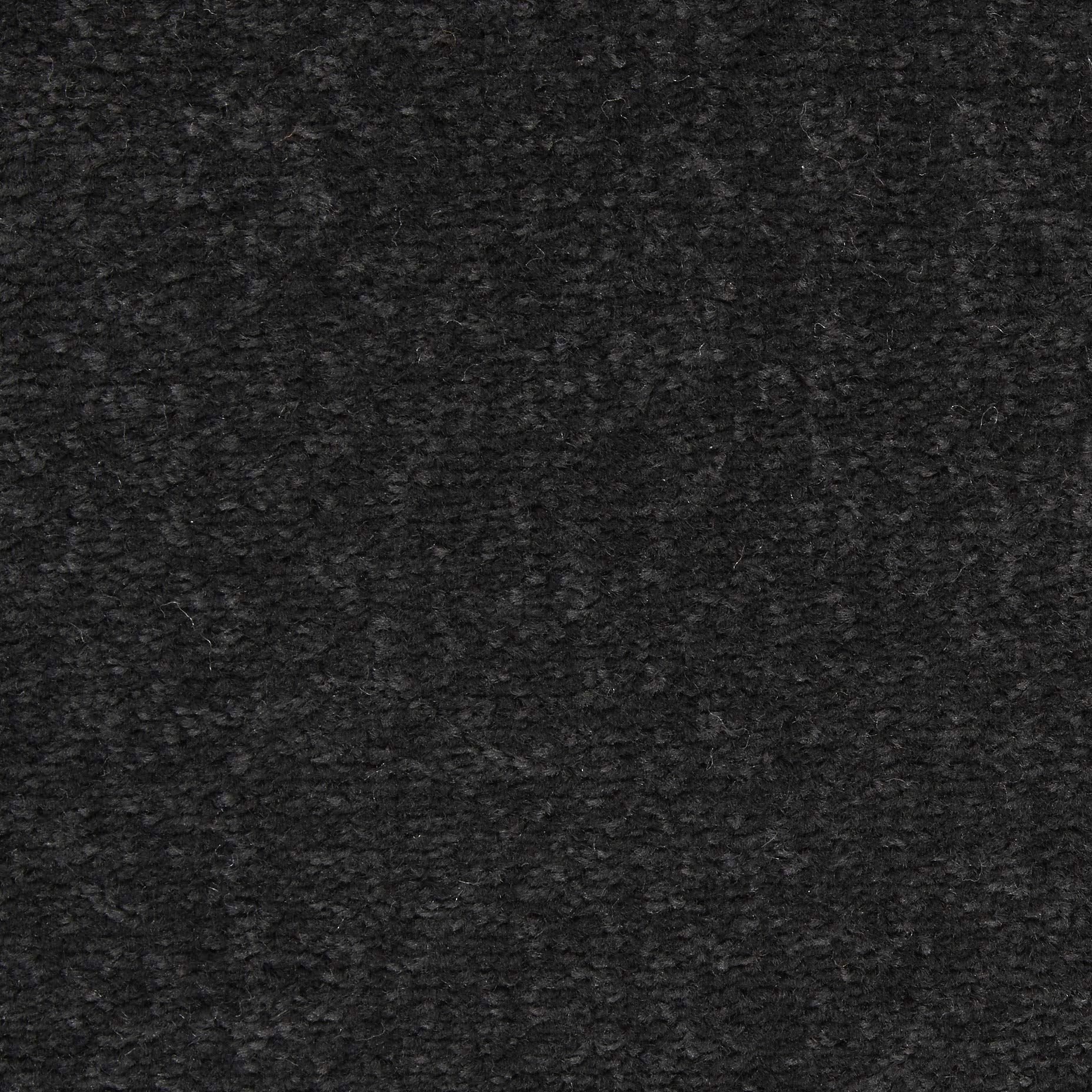 Nourison Essentials Black Runner Rug showing low pile design
