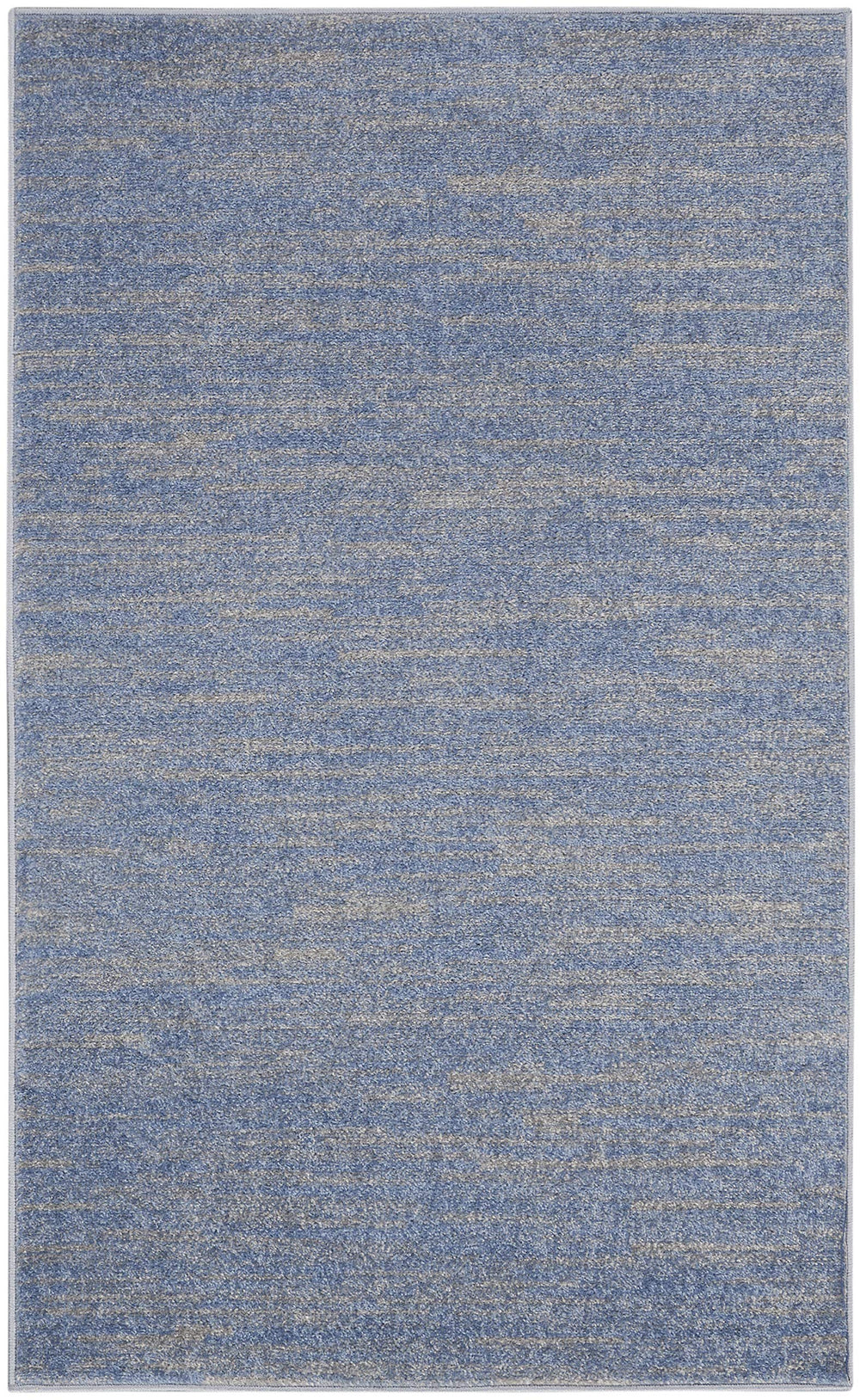 Nourison Essentials Blue Grey Area Rug near doorway