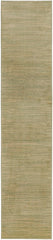 Nourison Essentials Green Gold Outdoor Rug on patio