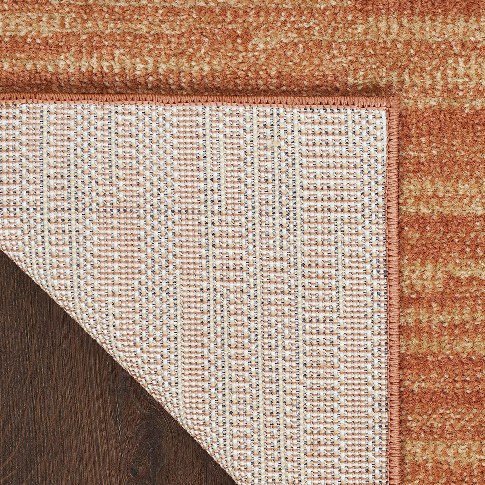 Nourison Essentials Rust Outdoor Rug packaging details