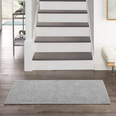 Nourison Essentials Silver Grey 2' x 4' Area Rug front view