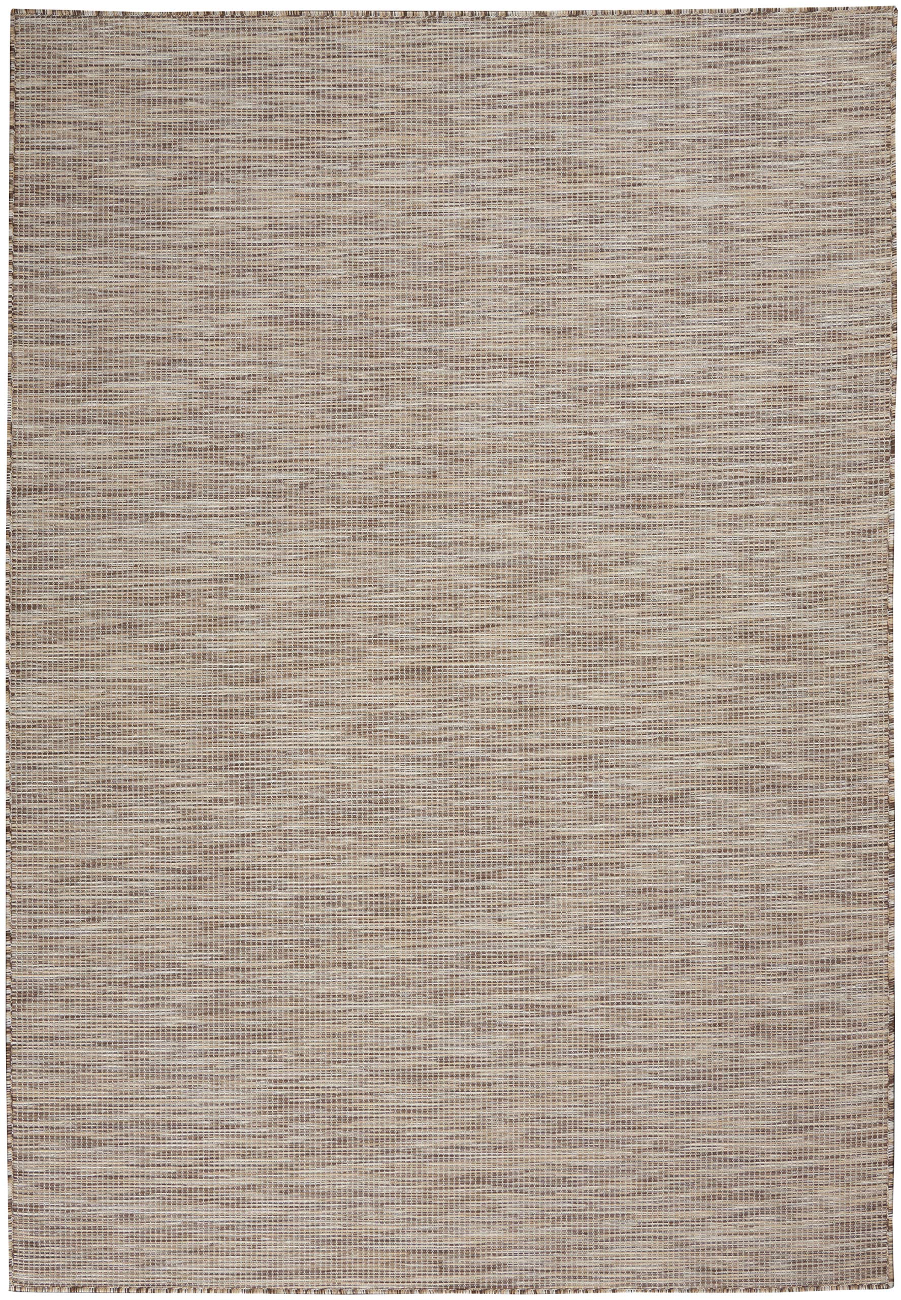 Nourison Positano Beige Outdoor Rug 3' x 5' texture detail