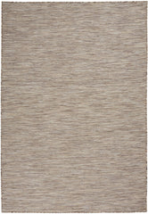 Nourison Positano Beige Outdoor Rug 3' x 5' texture detail