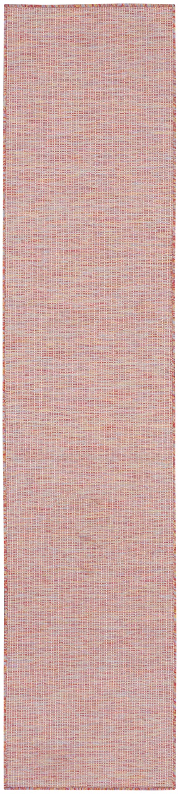 Nourison Positano Rainbow rug layered with patterned rugs