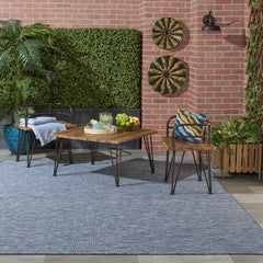 Nourison Positano rug in a living room setting