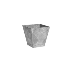 Novelty Ella Square Planter 6-Inch Grey front view