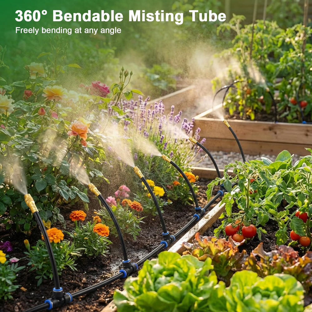 Nozzles adjusted for different watering methods