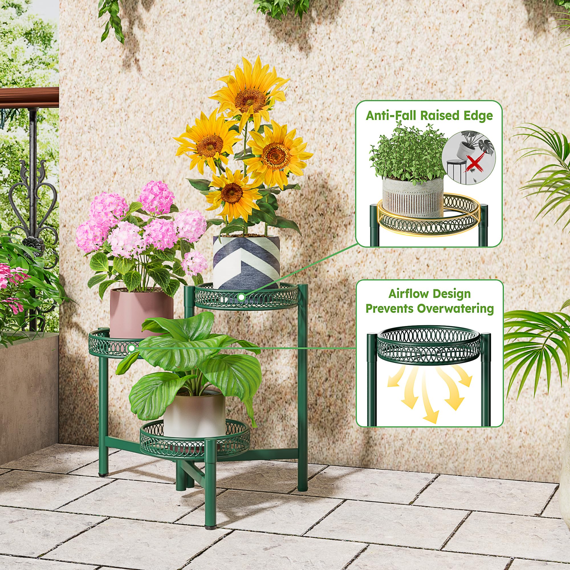 NQW Plant Stand folded for compact storage