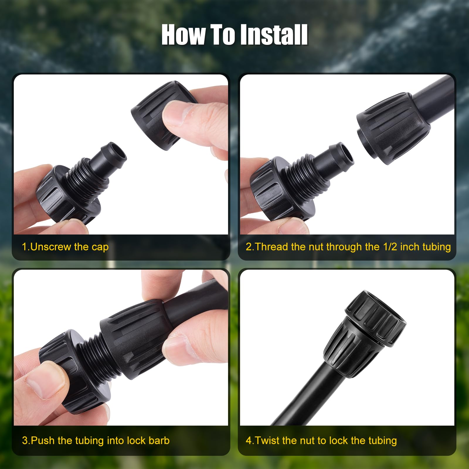 NRWRTY garden hose adapter set packaging