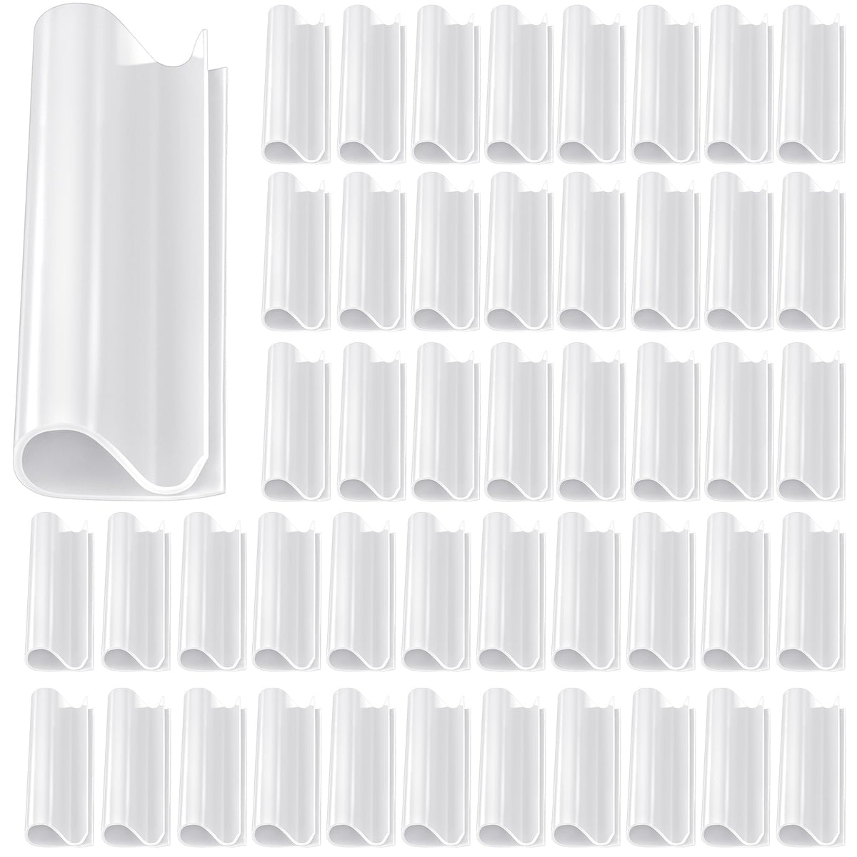 Nuanchu Pool Cover Clips - 48 pieces in white