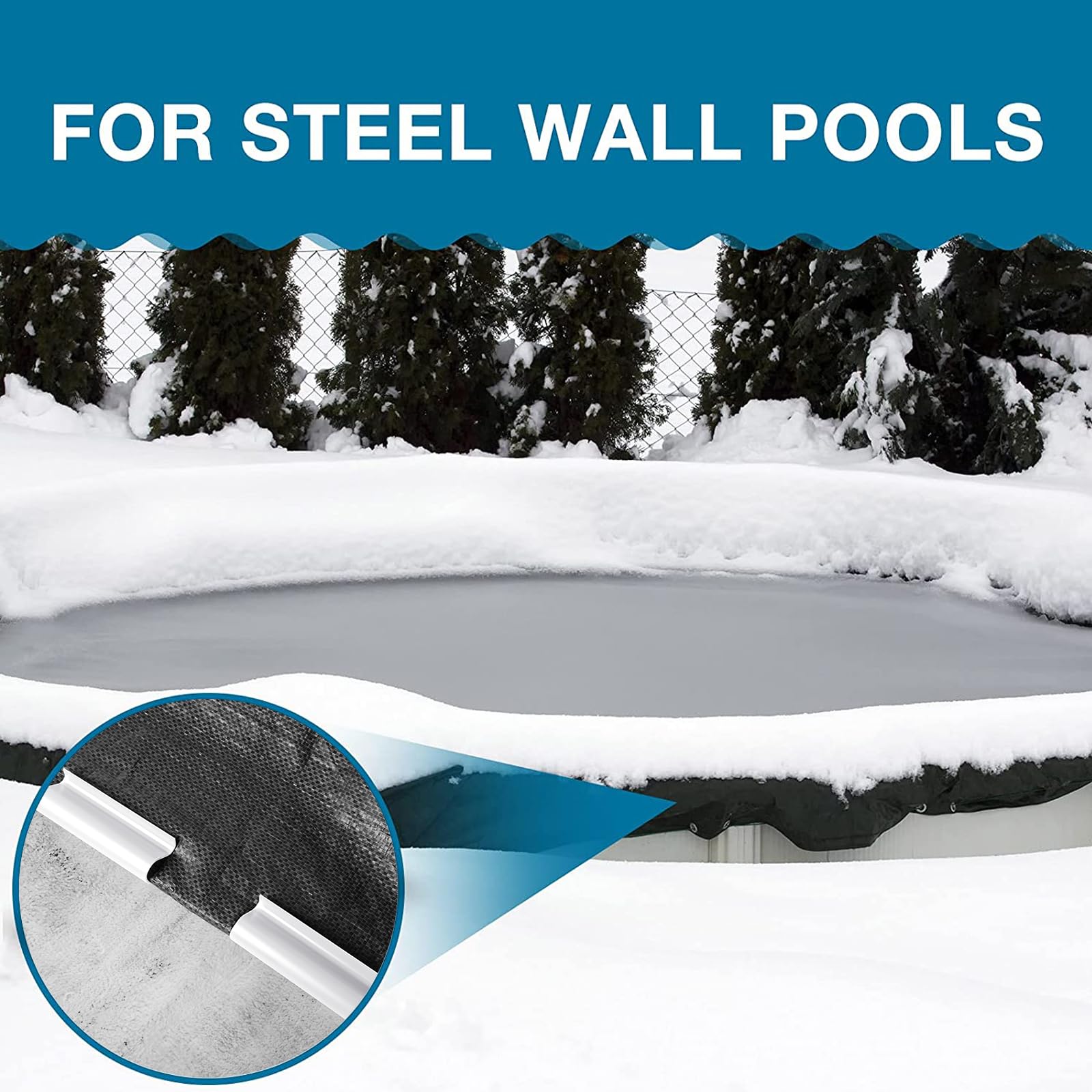 Nuanchu Pool Cover Clips versatility for greenhouse