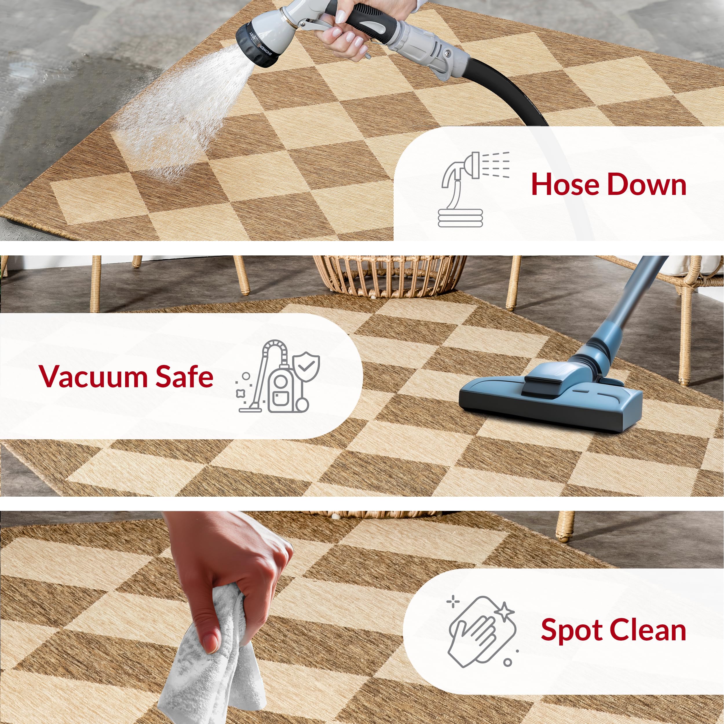 nuLOOM Sabina rug in a kitchen area, adding style