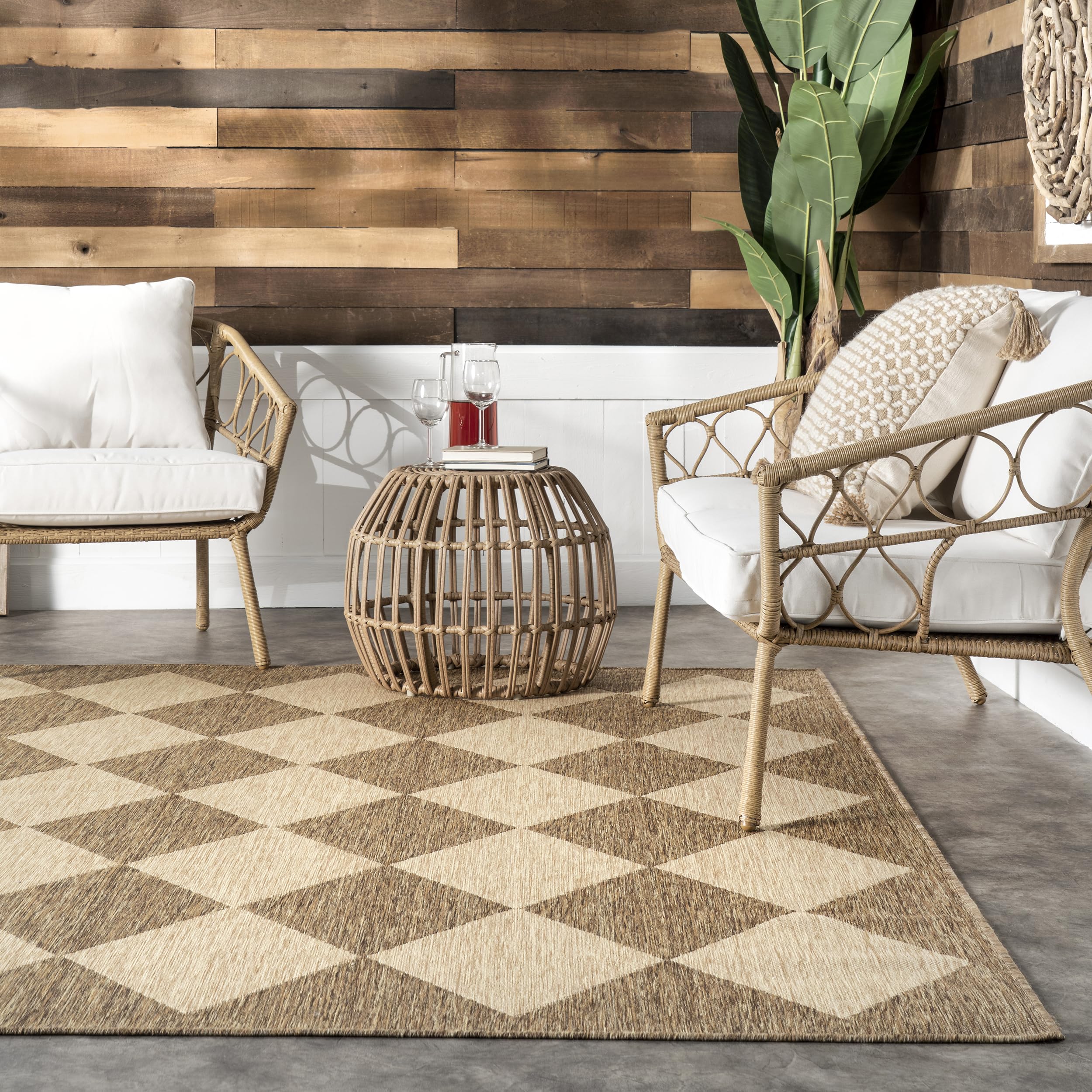 nuLOOM Sabina Runner Rug rolled up for easy storage