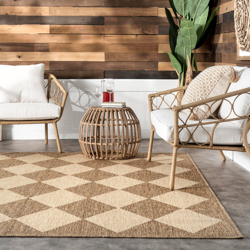 nuLOOM Sabina Runner Rug rolled up for easy storage