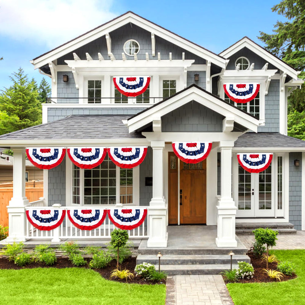 NUOLAN American Bunting Flag package showing dimensions