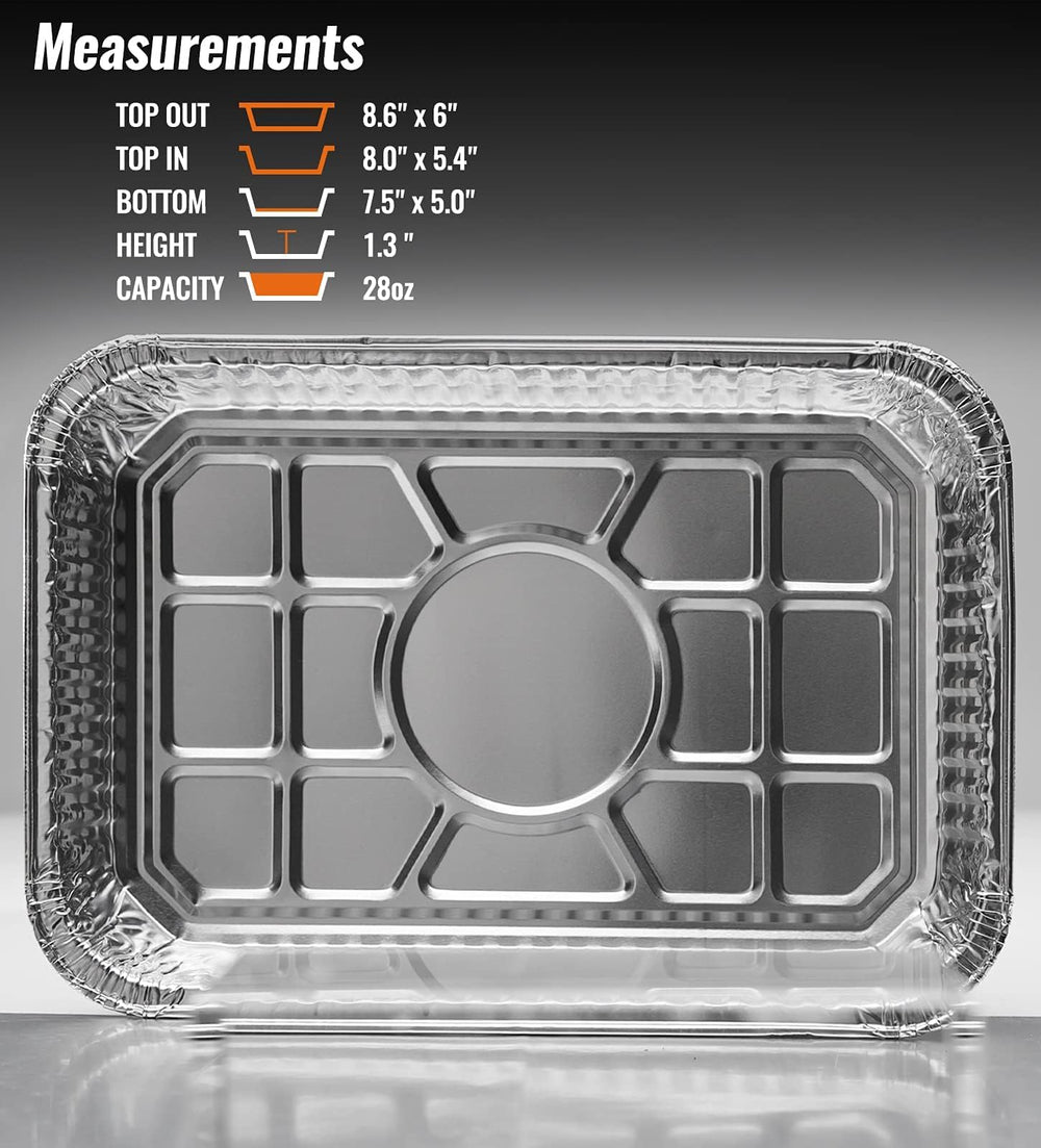 NUPICK 30 Pack Drip Pans packaging