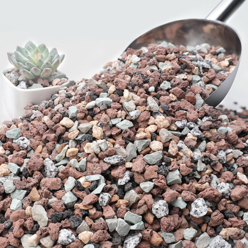 NUPICK 3lb Horticultural Lava Rocks mixed colour stones