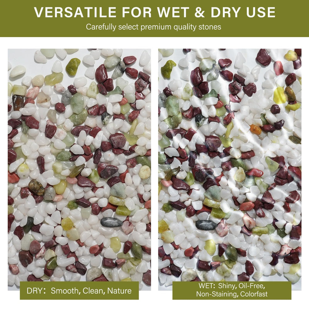 NUPICK pebbles used as top dressing for plants