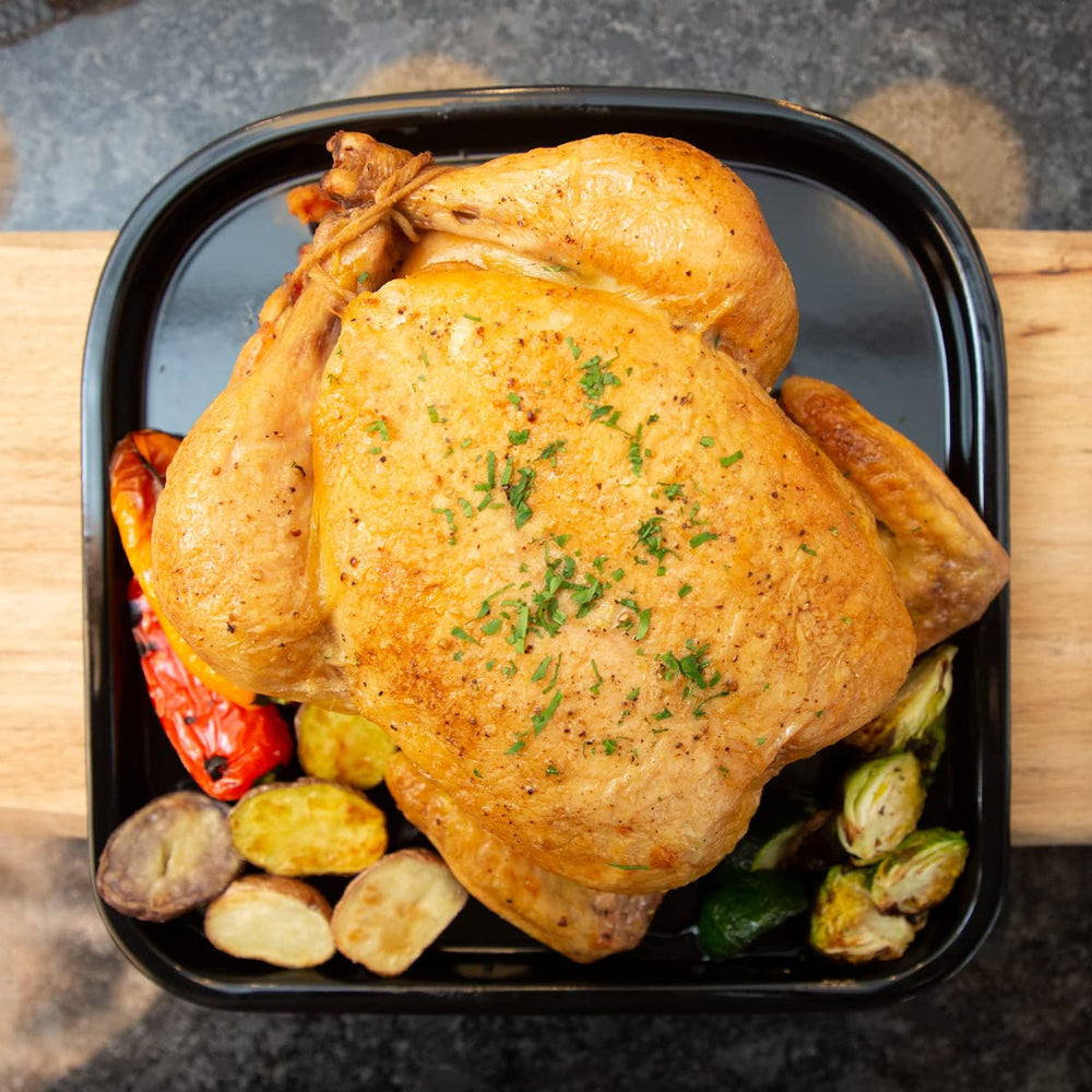 Nuwave Drip Tray for 14qt & 15.5qt Brio Air Fryer, side view with dimensions
