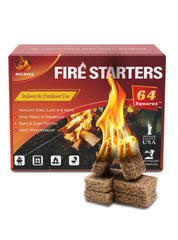 Nvkrvks Fire Starter Squares 64 Pack front view
