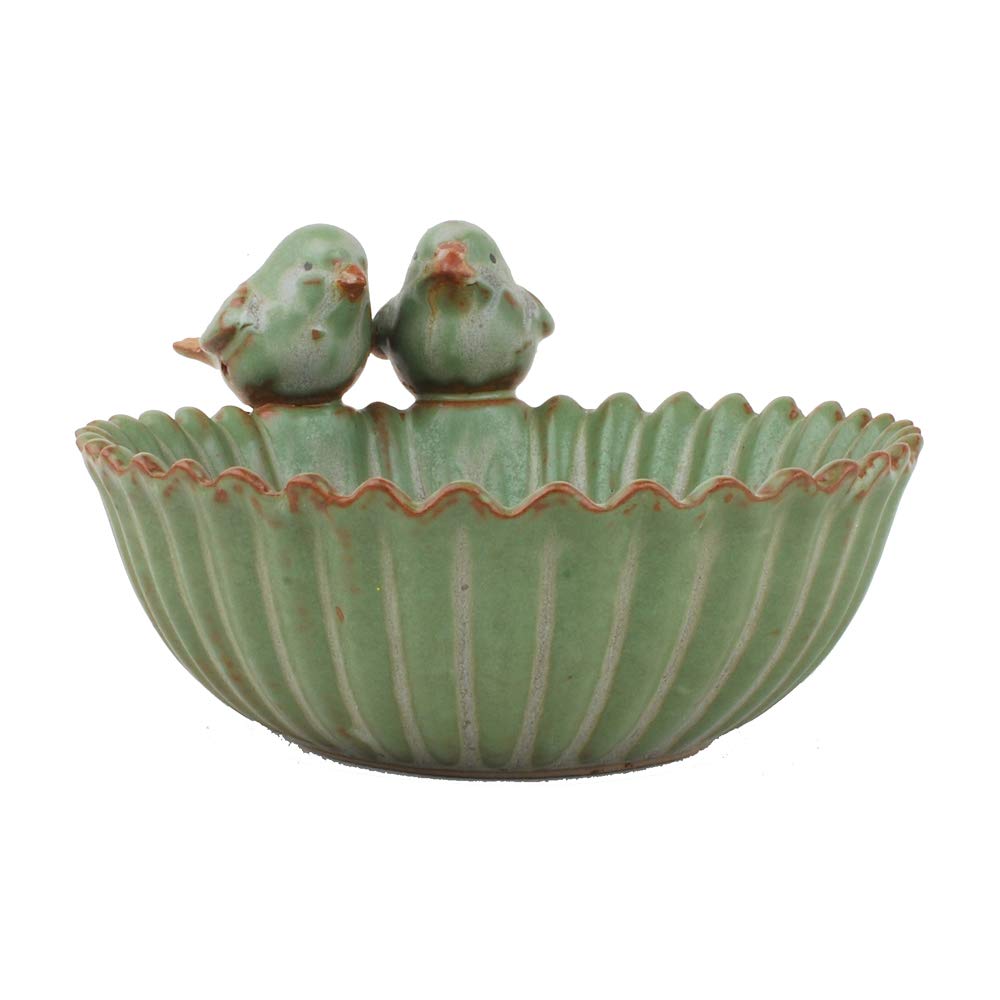 NWFashion Fun Garden Flower Planter front view with bird design