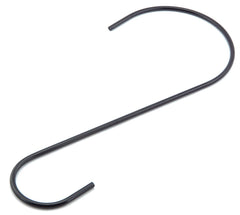 NX Garden 12 Inch S Hook front view, black metal design