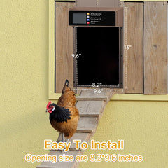 NyPots Chicken Coop Door LCD display panel