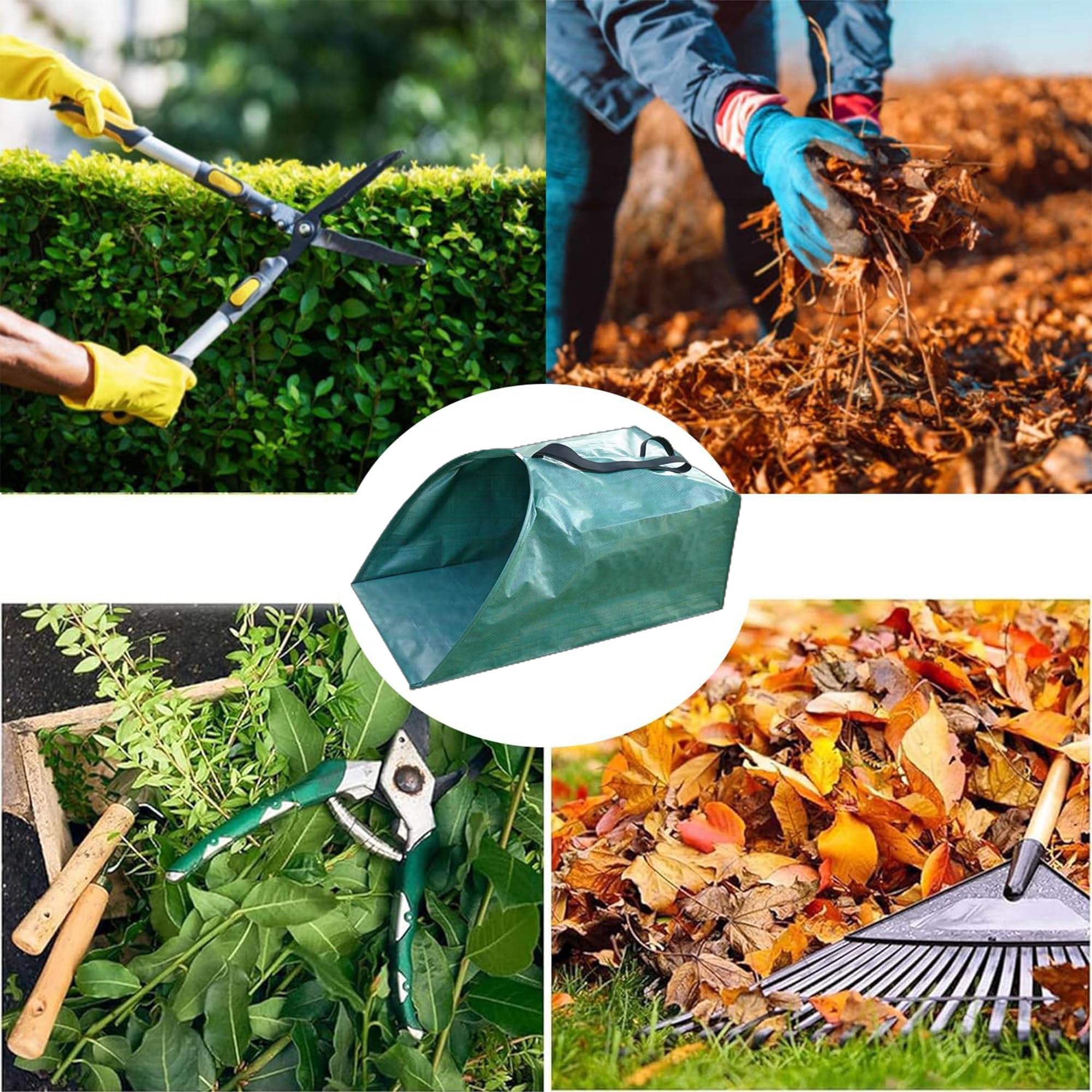 OBILAN Leaf Collector showcasing sturdy carry handles