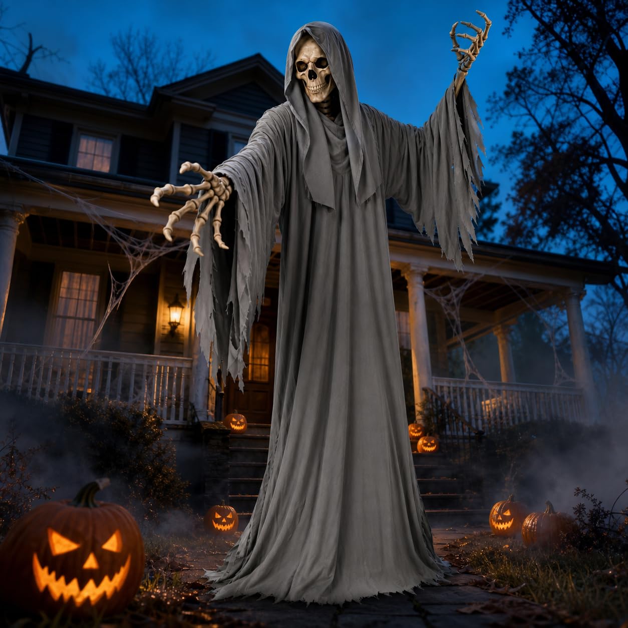 OceanCamel Grim Reaper Robe and Hood Scarf set in packaging