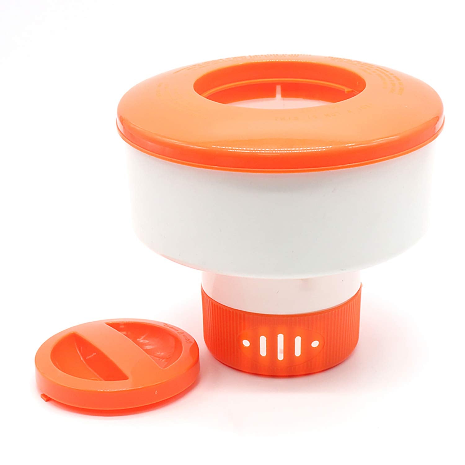 ODJSY Pool Chlorine Floater front view with adjustable control ring