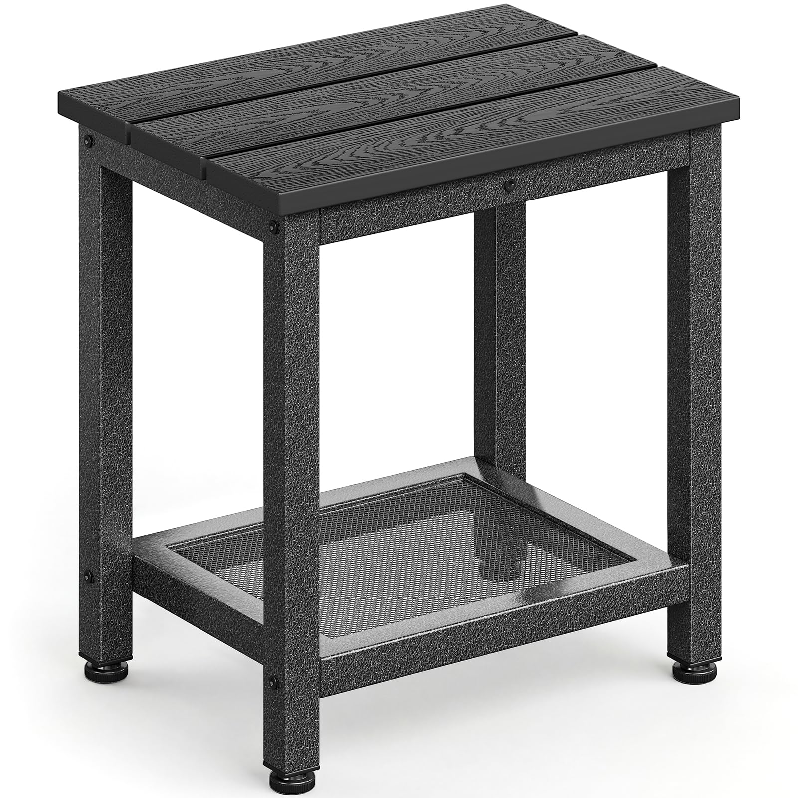 ODK Outdoor Double Side Table black front view