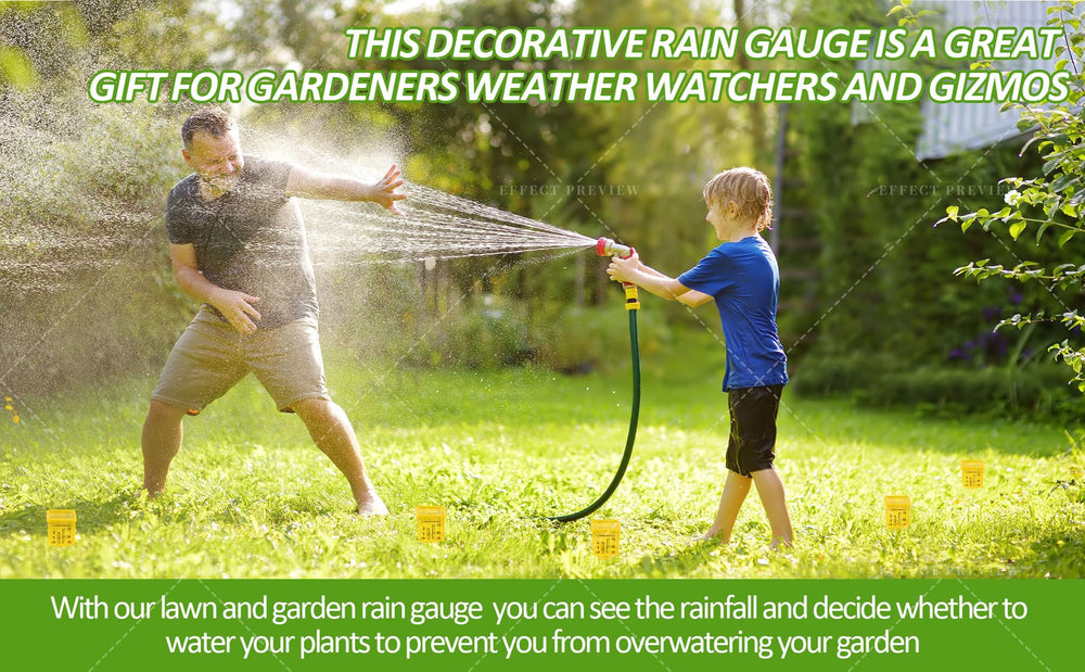 ODOME rain gauge demonstrating large capacity