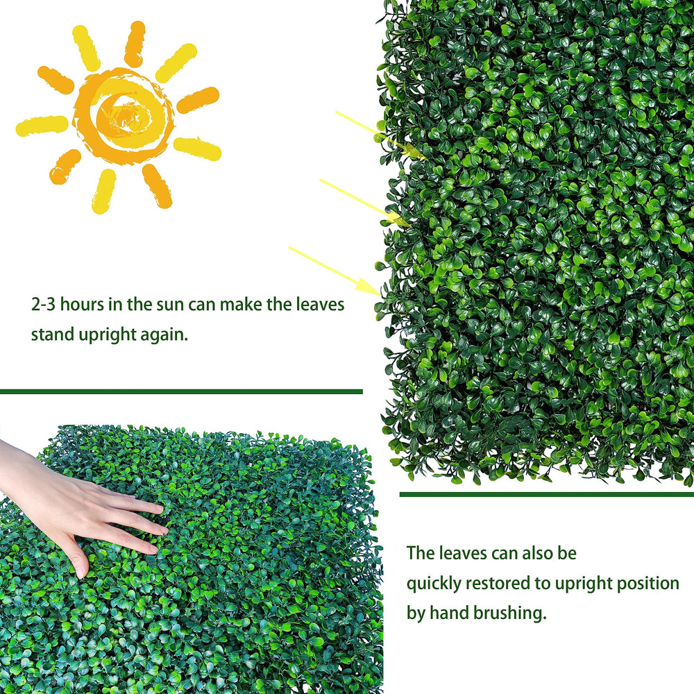 ODTORY artificial grass panel installed on a wall