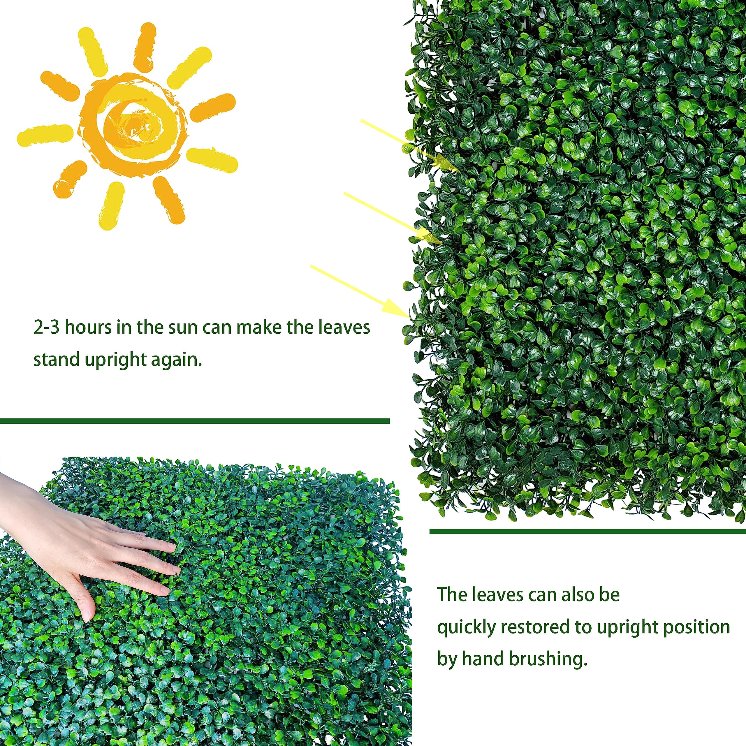 ODTORY artificial grass panels arranged in a decorative setting