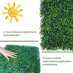 ODTORY artificial grass panels arranged in a decorative setting