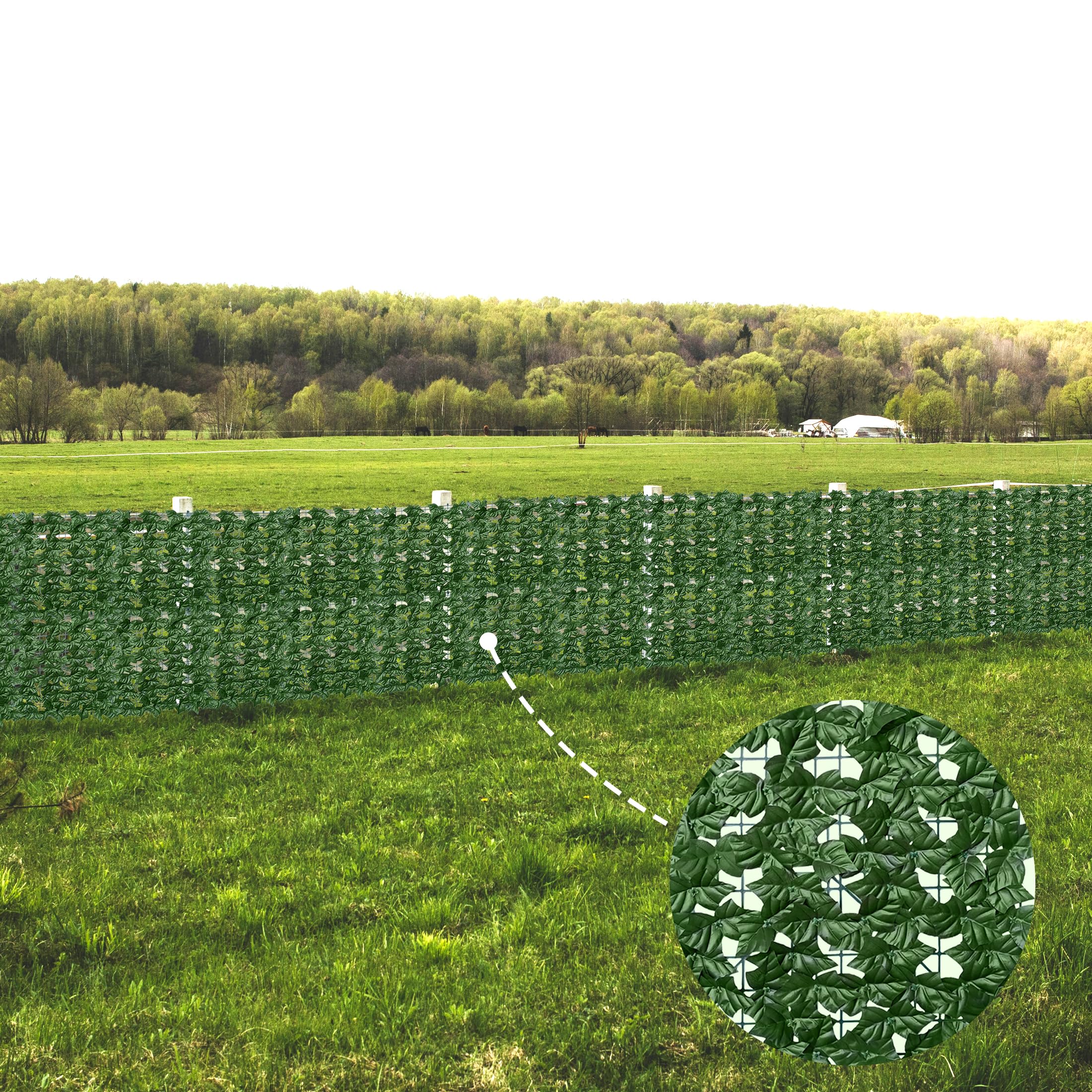 ODTORY Ivy Privacy Screen panel with cable ties included