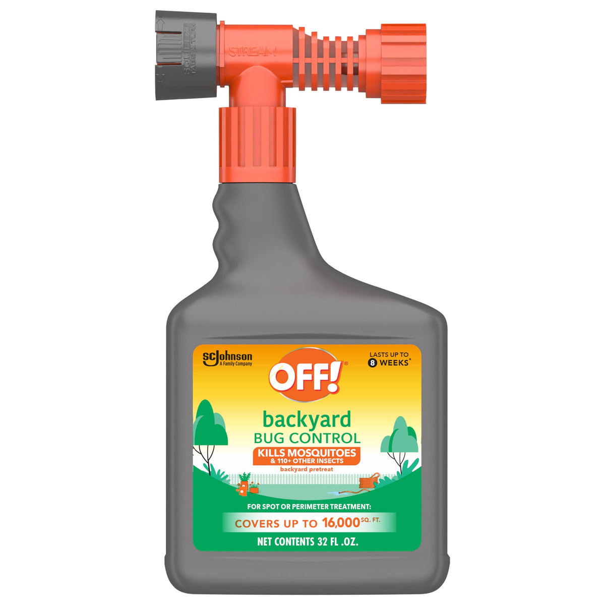 OFF! Backyard Bug Control 32 oz aerosol can front view