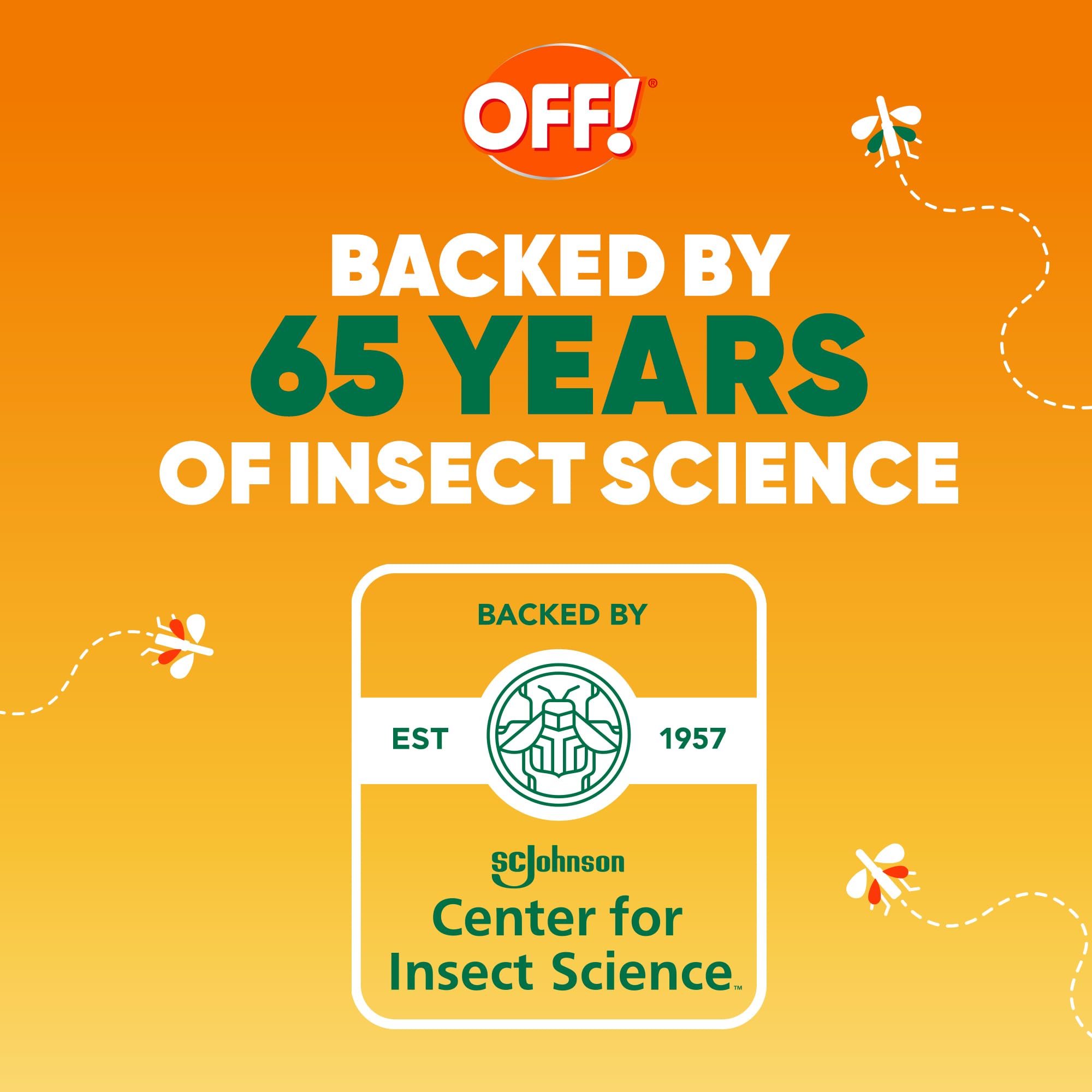 OFF! Backyard Bug Control product information label