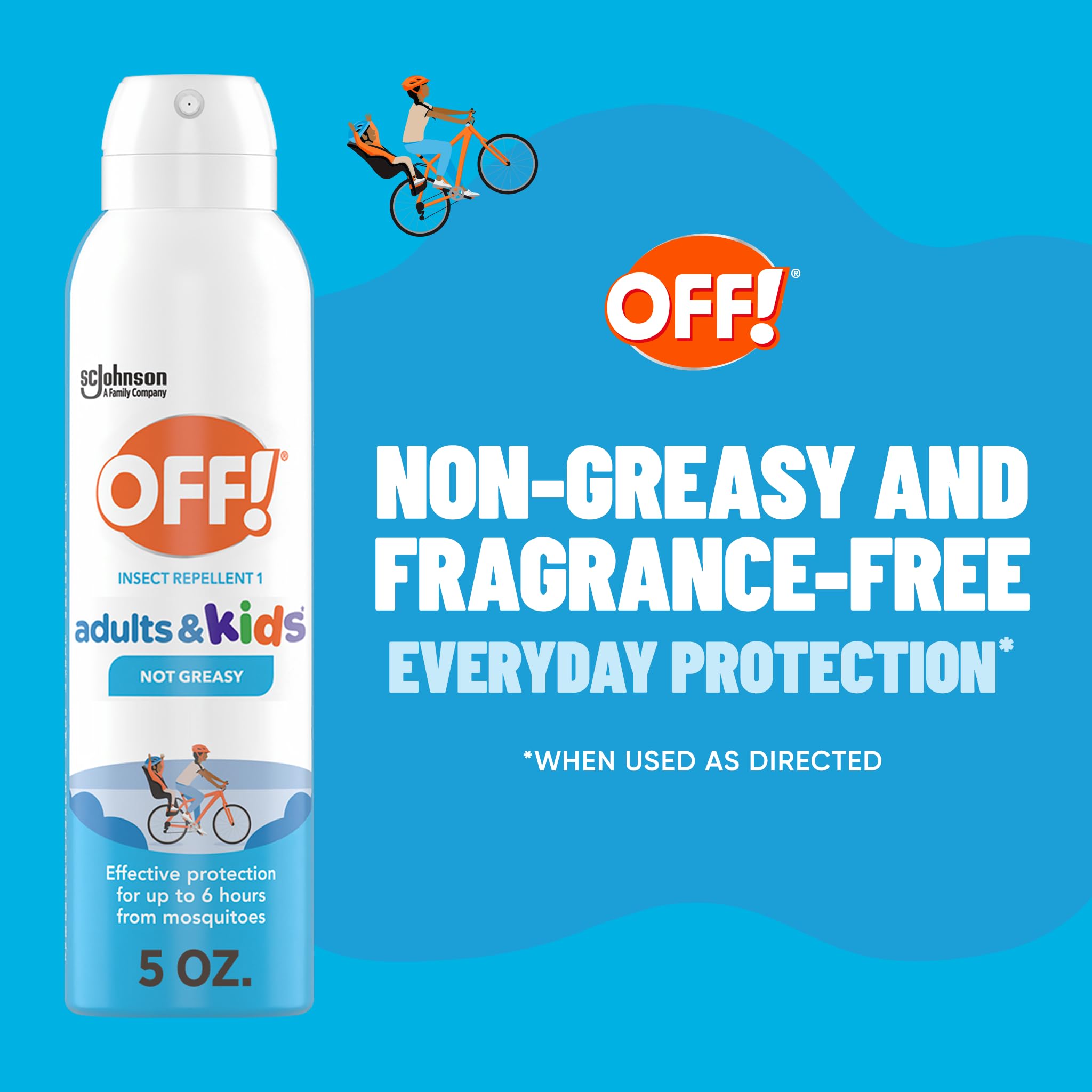OFF! Insect & Mosquito Repellent Spray 5 oz back view