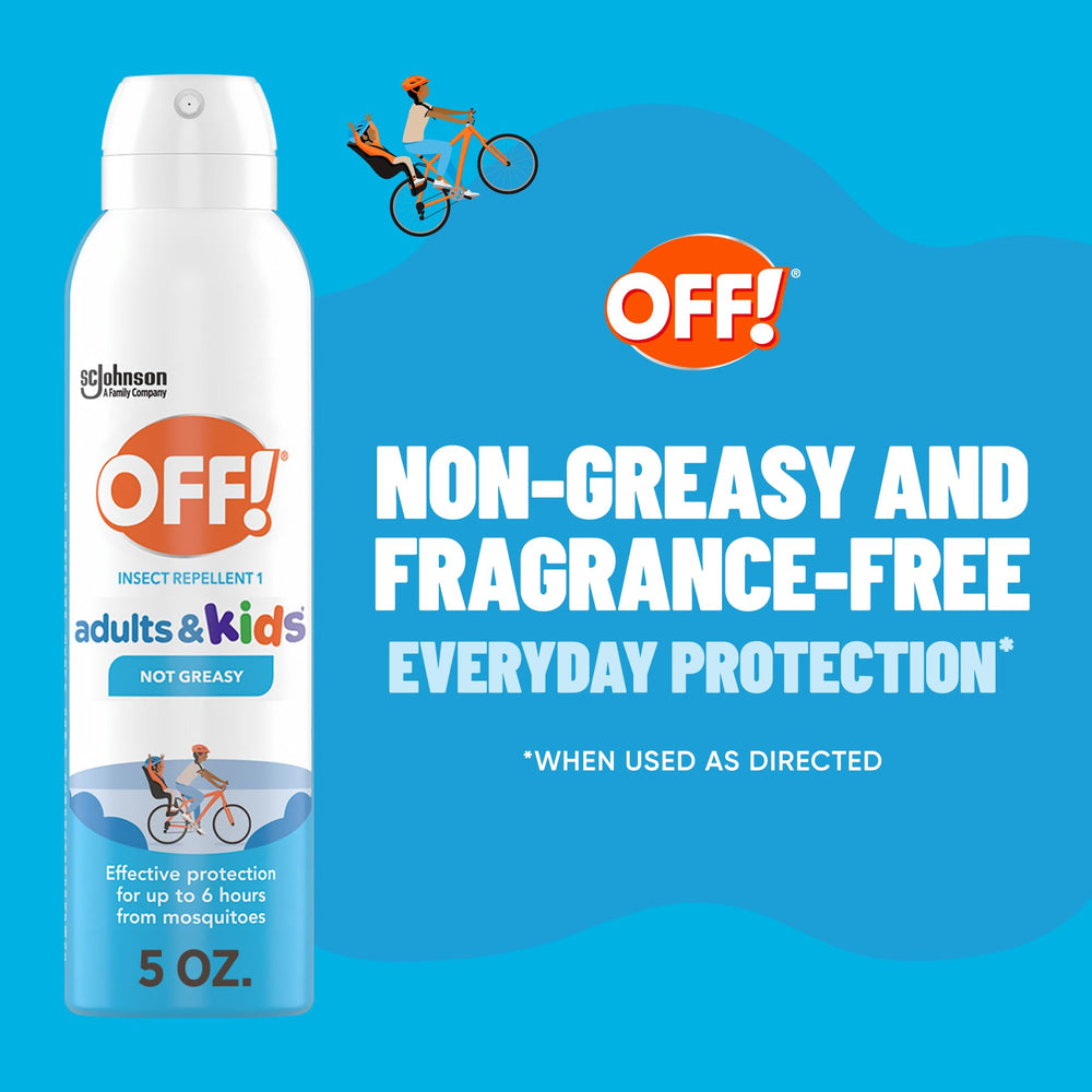 OFF! Insect & Mosquito Repellent Spray 5 oz back view