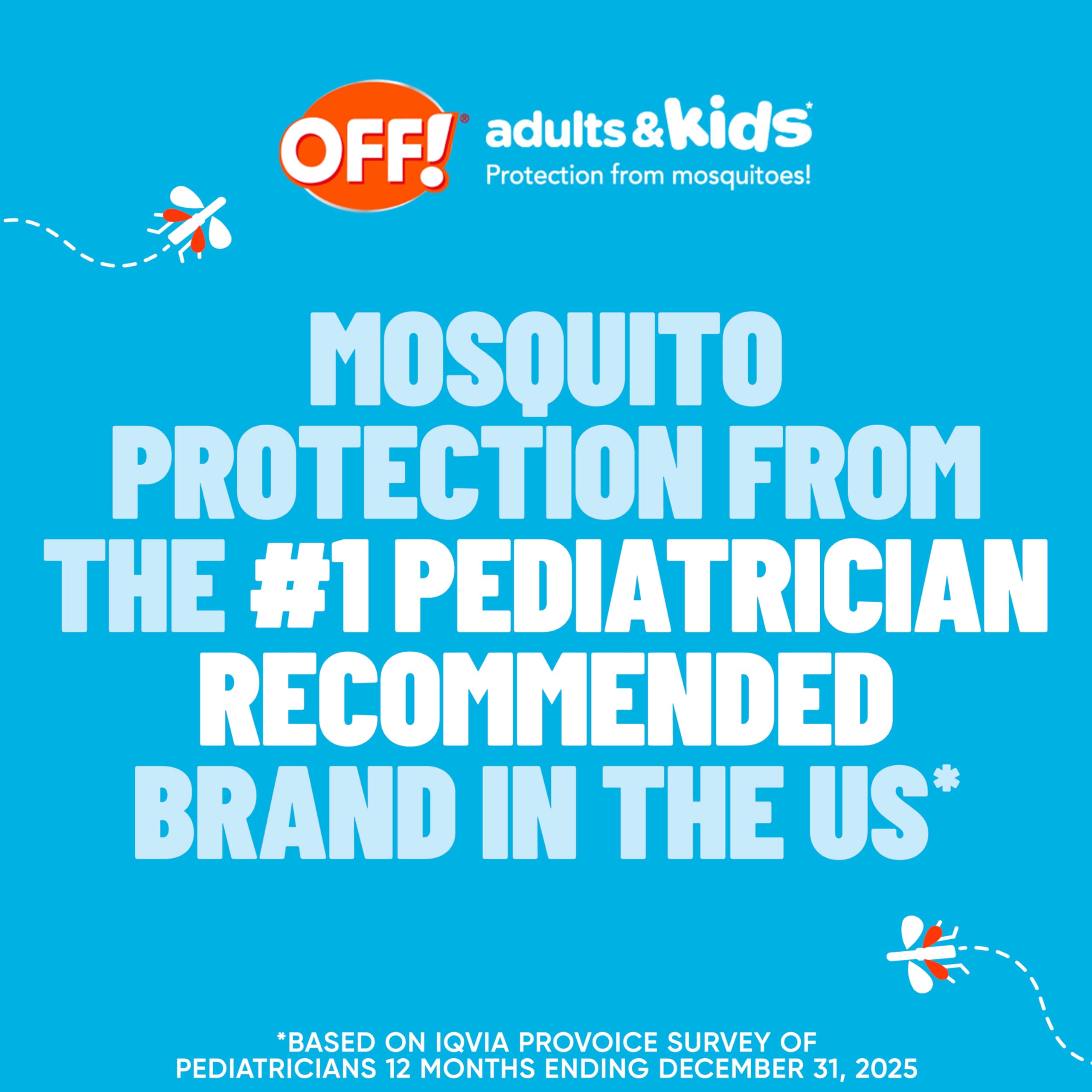 OFF! Insect & Mosquito Repellent Spray 5 oz with family outdoors