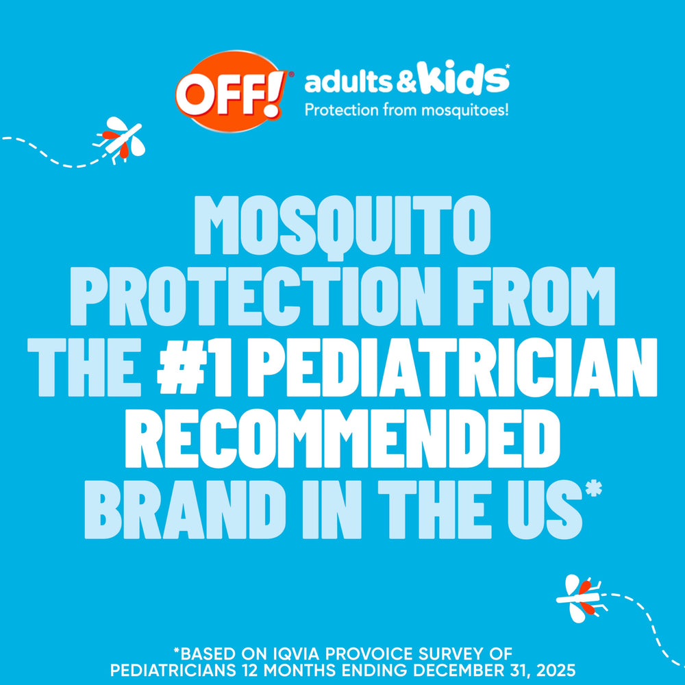 OFF! Insect & Mosquito Repellent Spray 5 oz with family outdoors