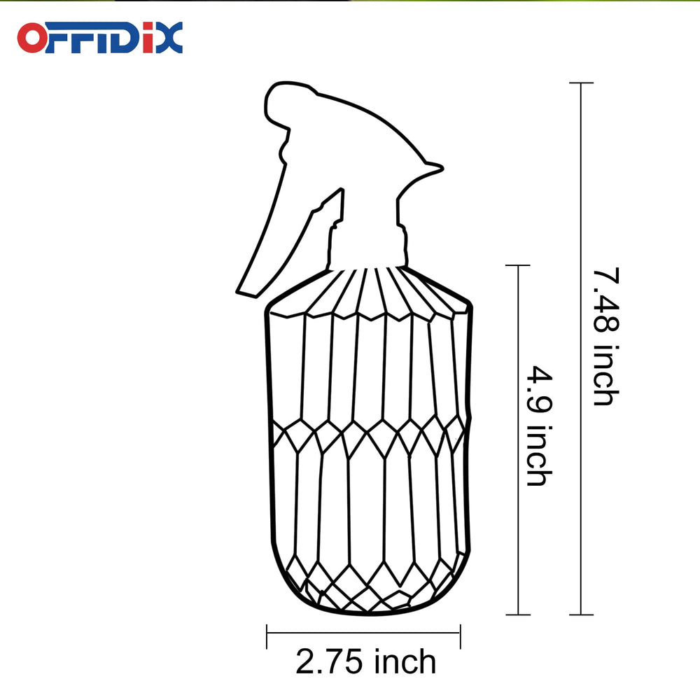 OFFIDIX Fine Mist Plant Mister adjustable nozzle close-up