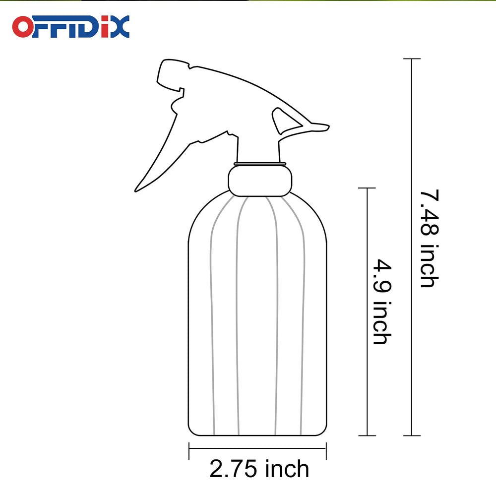 OFFIDIX Glass Spray Bottle adjustable nozzle close-up