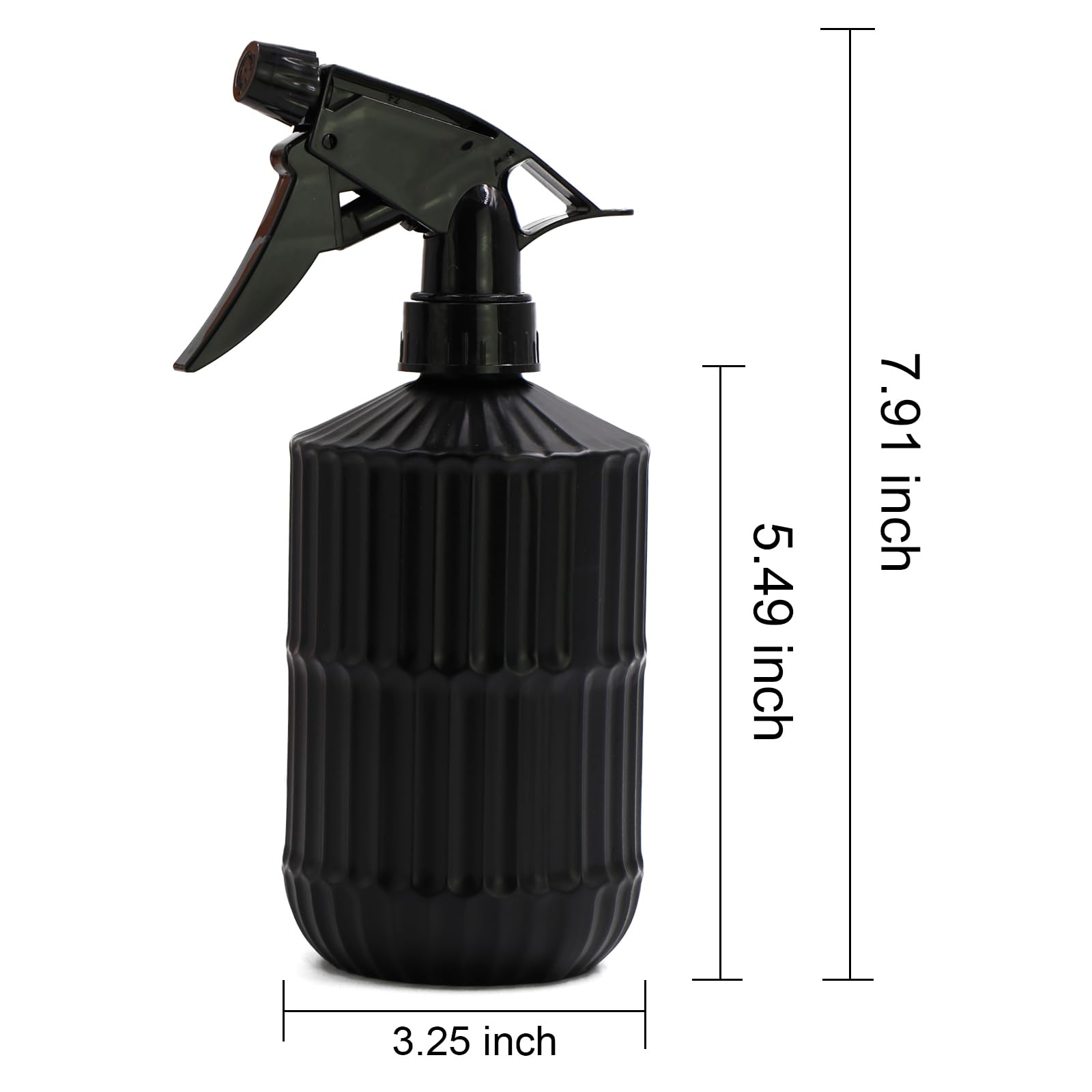 OFFIDIX Glass Spray Bottle side view showing capacity