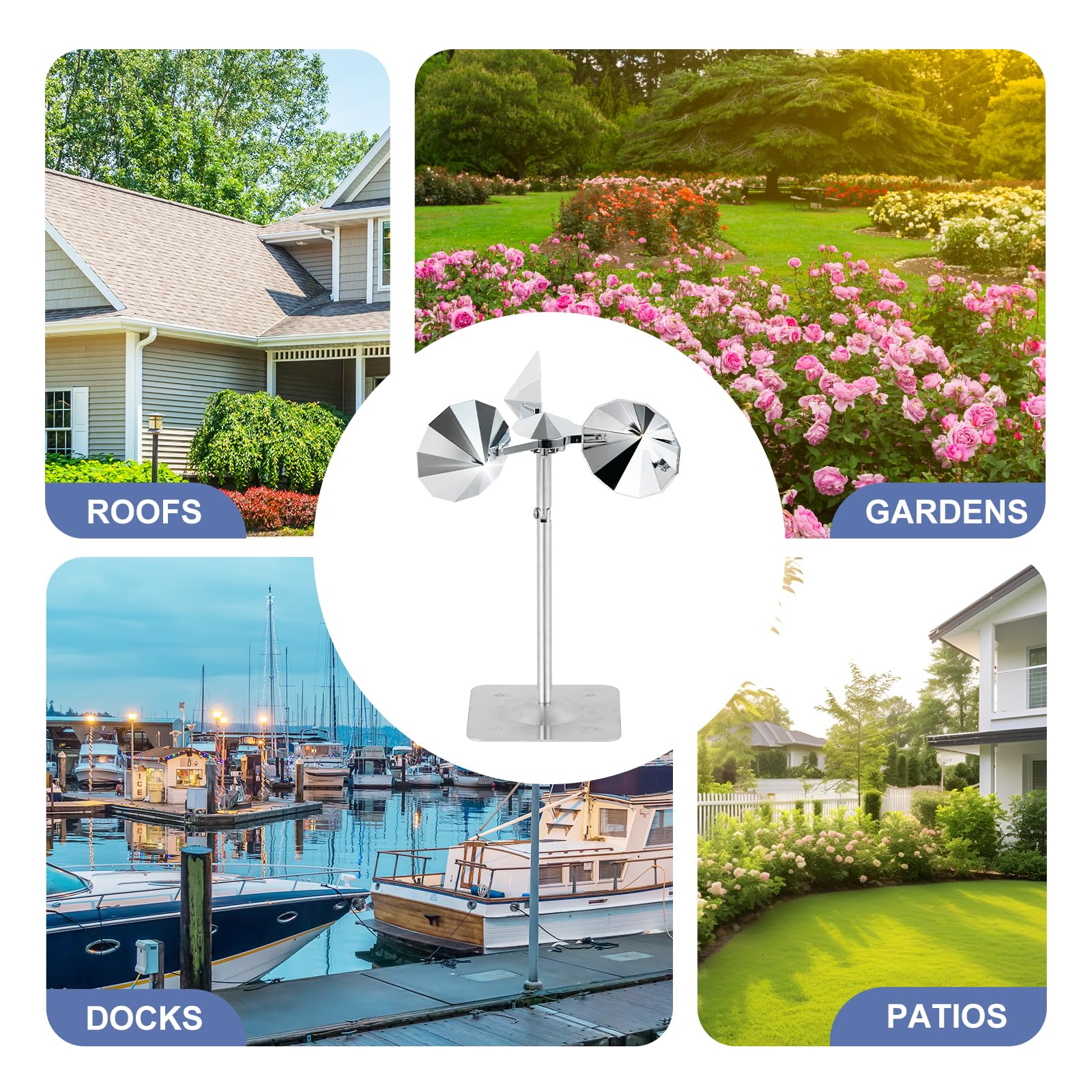 OFFO bird scare device demonstrating adjustable neck feature