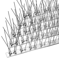 OFFO Bird Spikes stainless steel construction front view