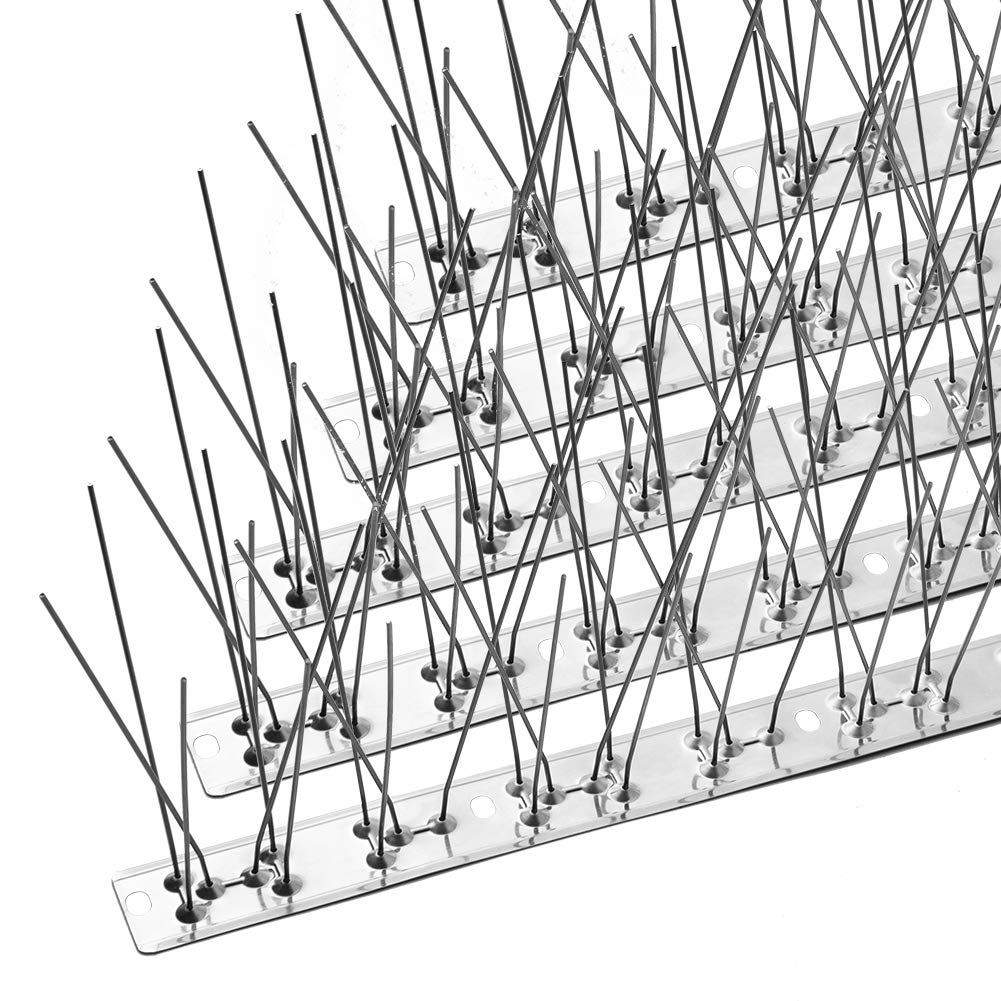 OFFO Bird Spikes with stainless steel base front view