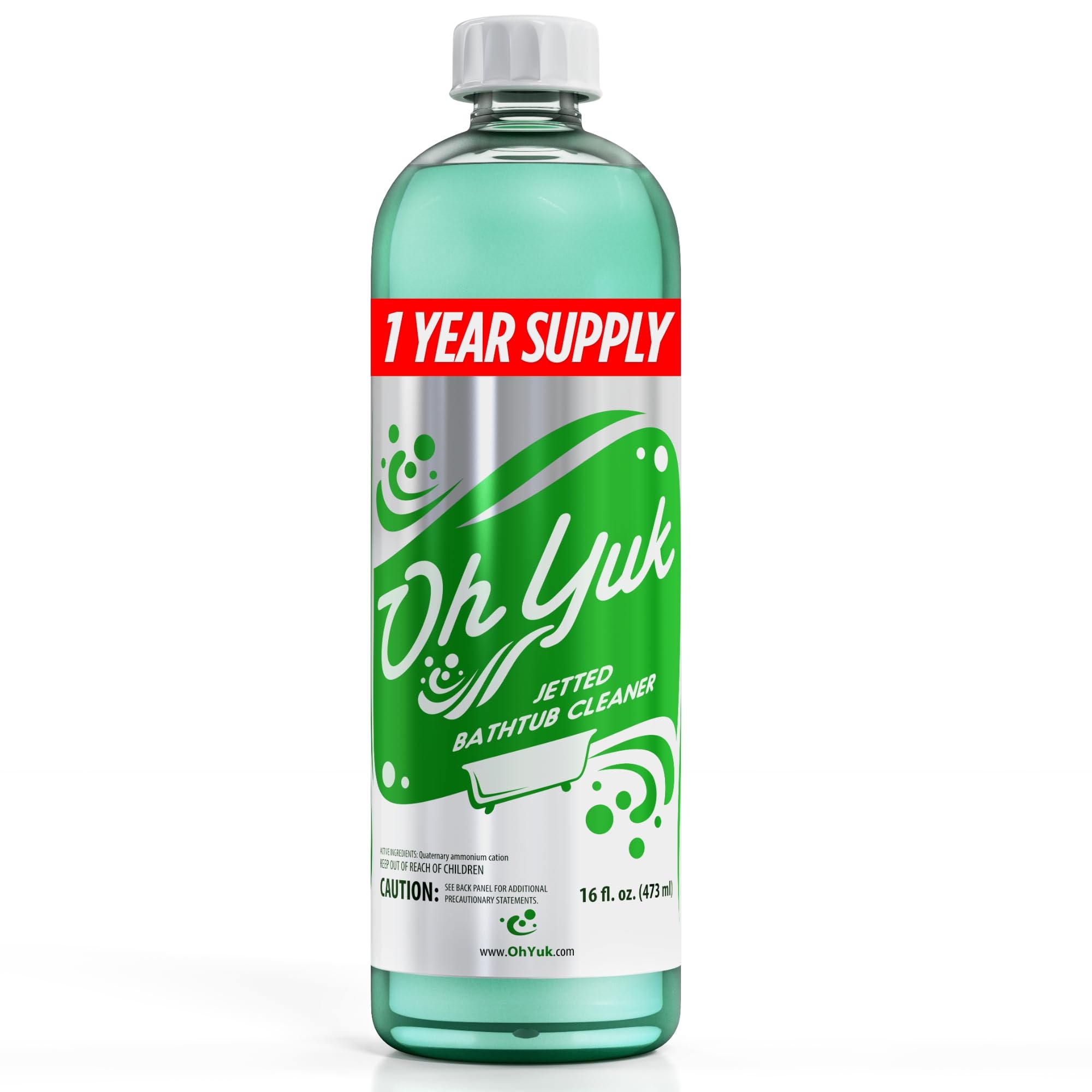 Oh Yuk Jetted Tub Cleaner 16 Fl Oz front view